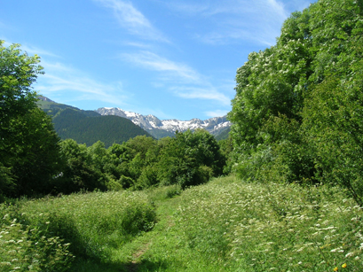 Sentier vers Vielha