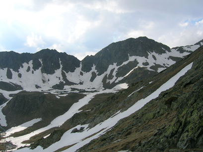 Col de la Cornella vu du col de Curios