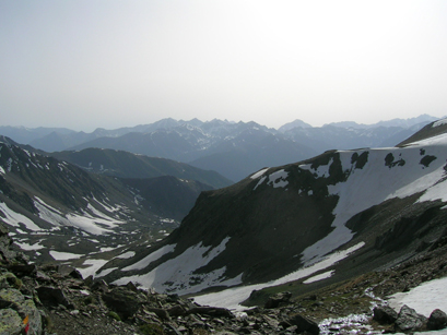 Vue ouest col de Meners