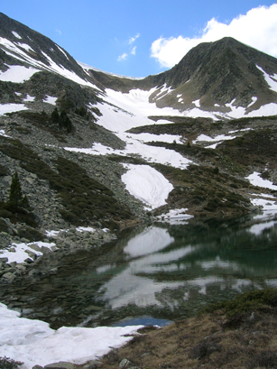 le laquet sous le col des estanys de Rosari