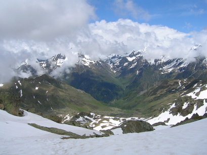 L'itinraire du col Peyreget