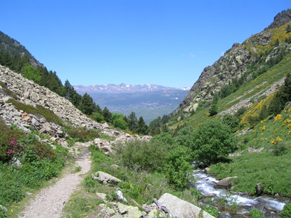 La valle d'Eyne et le Carlit au loin